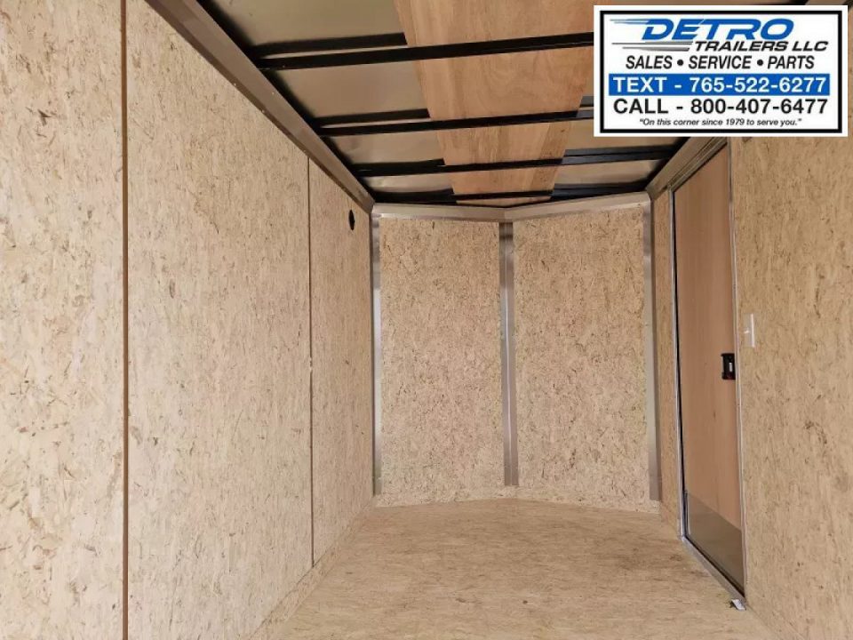 New 2025 Cargo Express EX DLX 6' x 12' 7K Double Rear Door V-nose Enclosed Cargo Trailer