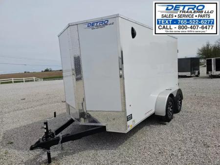 New 2025 Cargo Express EX DLX 6' x 12' 7K Double Rear Door V-nose Enclosed Cargo Trailer