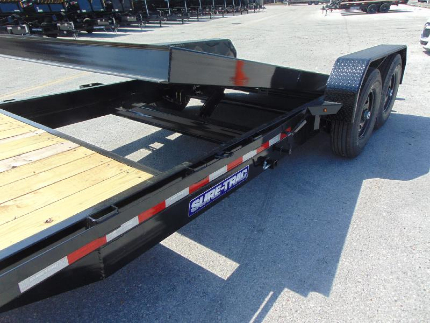 New Sure-Trac 7X16+4 Tilt Bed 14K Equipment Trailer w/LRG Tire Upgrade