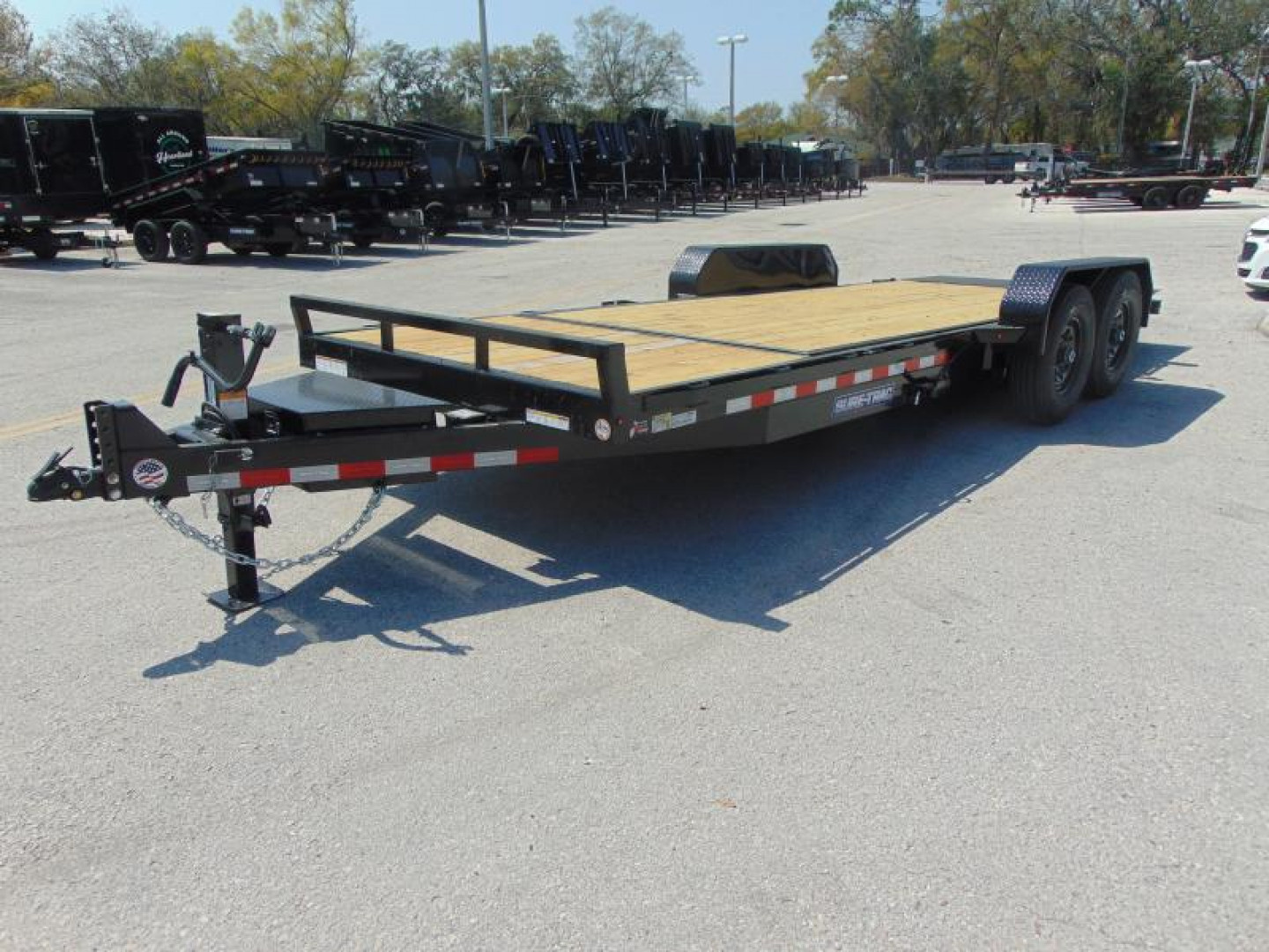 New Sure-Trac 7X16+4 Tilt Bed 14K Equipment Trailer w/LRG Tire Upgrade