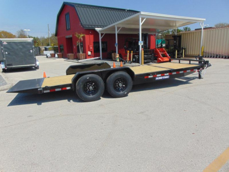 New Sure-Trac 7X16+4 Tilt Bed 14K Equipment Trailer w/LRG Tire Upgrade
