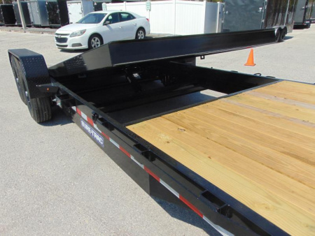 New Sure-Trac 7X16+4 Tilt Bed 14K Equipment Trailer w/LRG Tire Upgrade