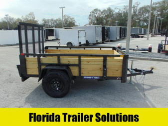 New Sure-Trac 5X8 Tube Top Three Board 3k Utility Trailer