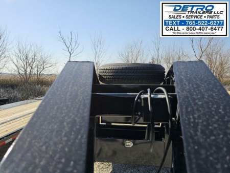 New 2025 Sure-Trac 102" x 25' (20+5) 25.9K HD Gooseneck Low Profile Beavertail Deckover Trailer