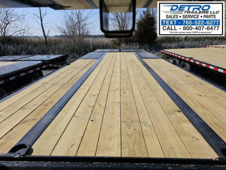 New 2025 Sure-Trac 102" x 25' (20+5) 25.9K HD Gooseneck Low Profile Beavertail Deckover Trailer