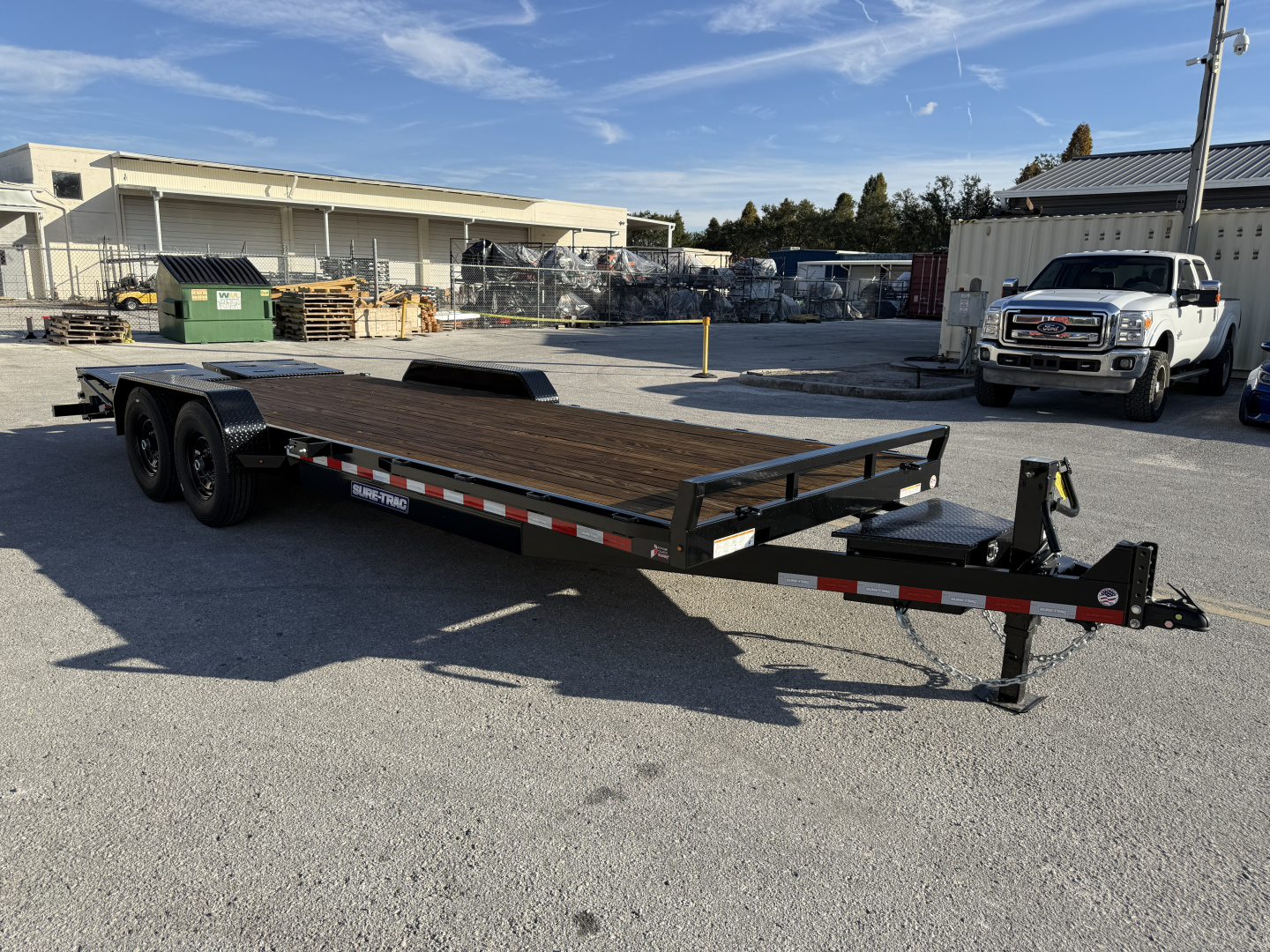 New Sure-Trac 7X19+3 Equipment 14K Trailer w/Universal Ramps and 14 ply Tire Upgrade