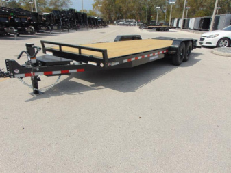 New Sure-Trac 7X19+3 Equipment 14K Trailer w/Universal Ramps and 14 ply Tire Upgrade