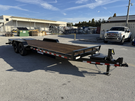 New Sure-Trac 7X19+3 Equipment 14K Trailer w/Universal Ramps and 14 ply Tire Upgrade