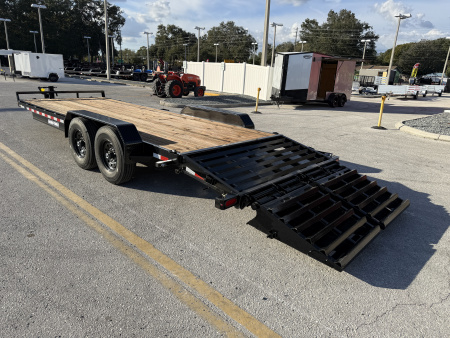 New Sure-Trac 7X19+3 Equipment 14K Trailer w/Universal Ramps and 14 ply Tire Upgrade