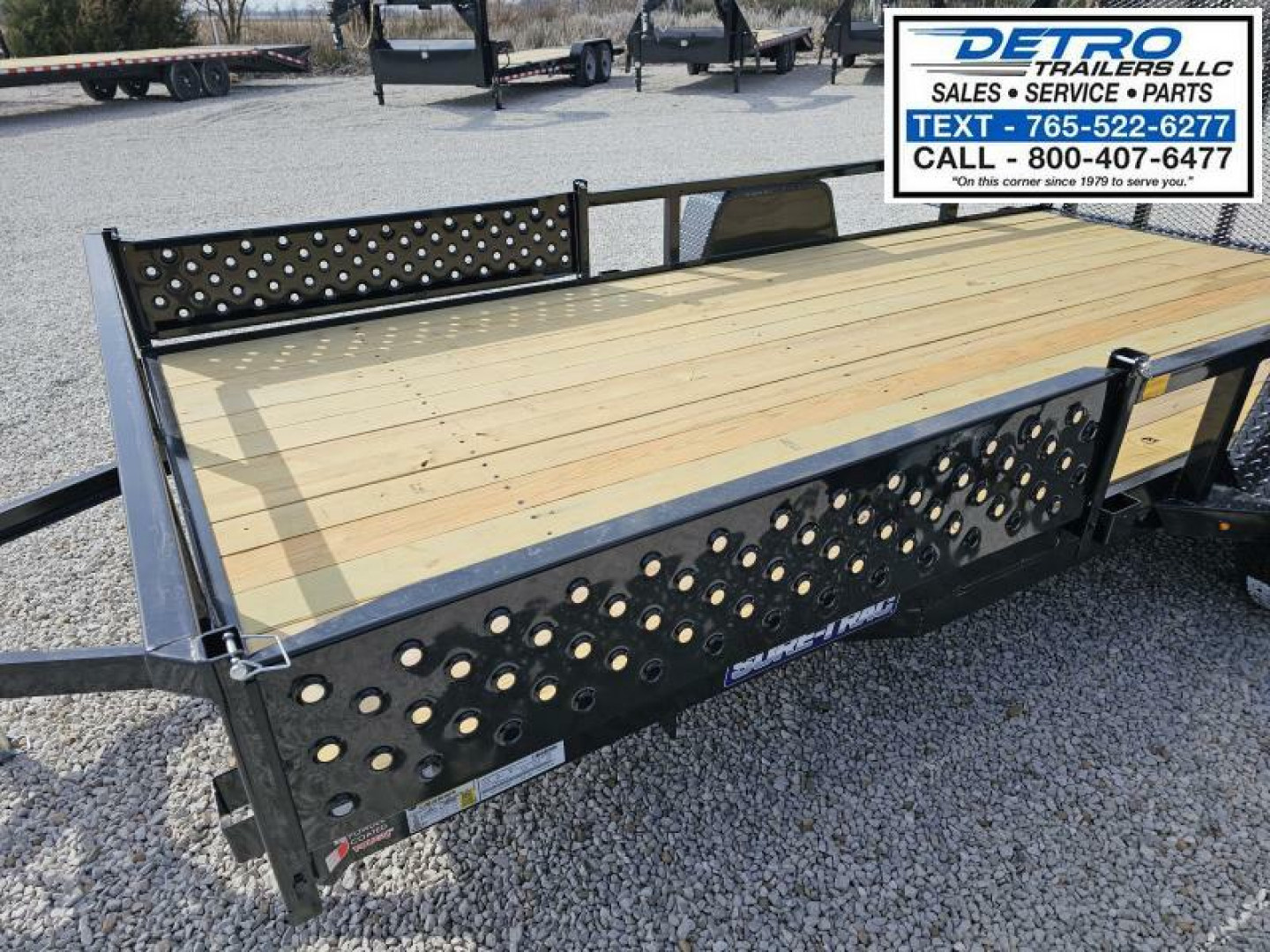 New 2025 Sure-Trac 7' x 14' 3K Idler Tube Top ATV Utility Trailer