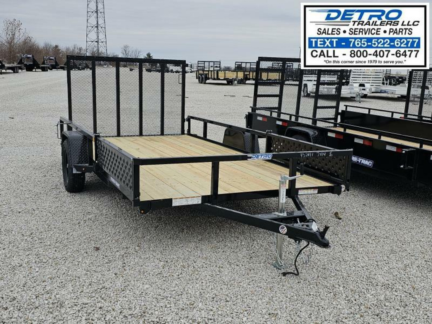 New 2025 Sure-Trac 7' x 14' 3K Idler Tube Top ATV Utility Trailer