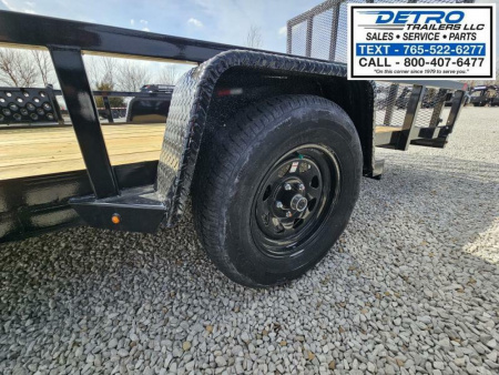 New 2025 Sure-Trac 7' x 14' 3K Idler Tube Top ATV Utility Trailer