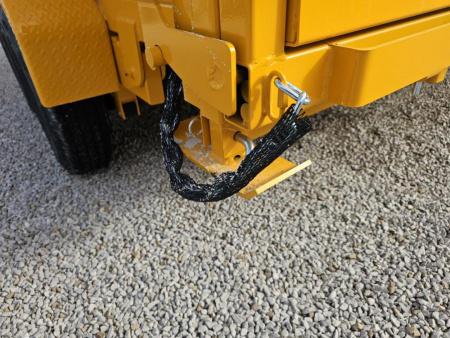 New 2025 CONSTRUCTION YELLOW Sure-Trac 82" x 14' 14K Telescopic HD Low Profile Dump Trailer