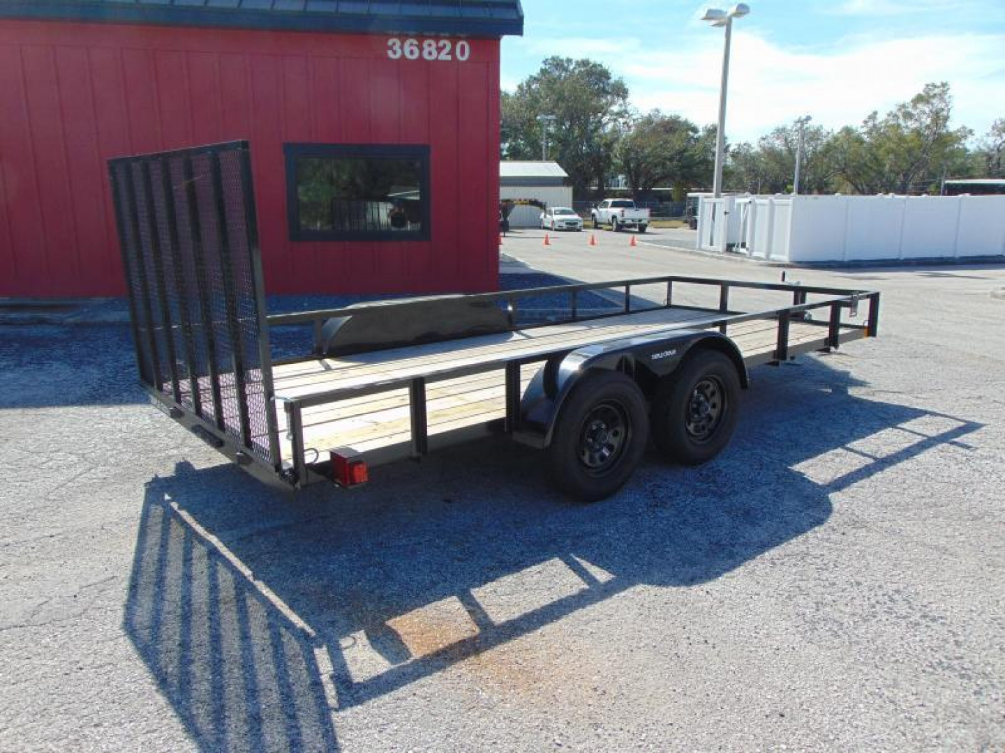 New Triple Crown Trailers 6'4 X 16 Tandem Axle Utility Trailer