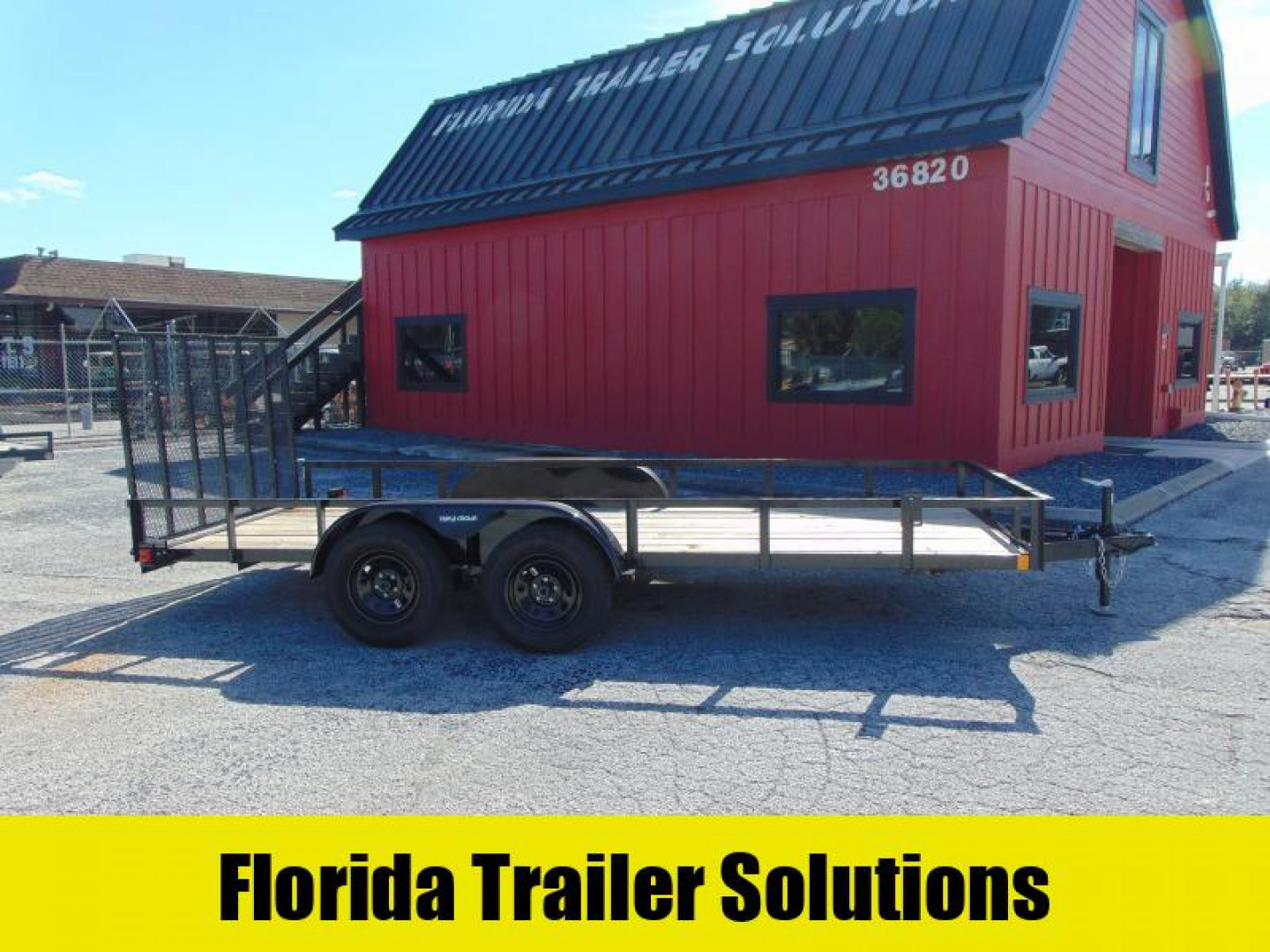 New Triple Crown Trailers 6'4 X 16 Tandem Axle Utility Trailer