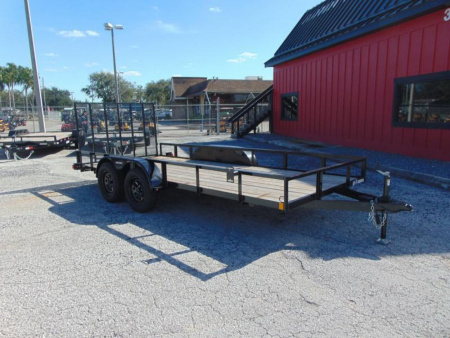 New Triple Crown Trailers 6'4 X 16 Tandem Axle Utility Trailer