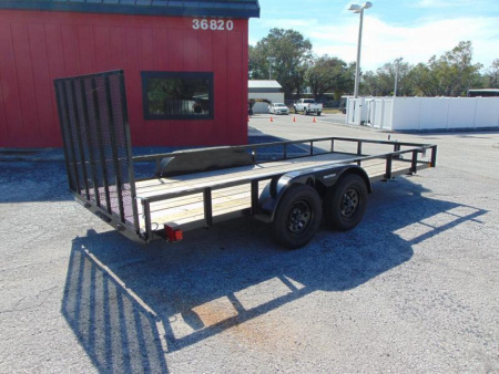 New Triple Crown Trailers 6'4 X 16 Tandem Axle Utility Trailer