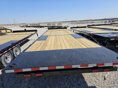 New 2025 Sure-Trac 102" x 30' (24+6) 17.6K HD Power Tilt Deckover Trailer w/ Hydraulic Front Jack