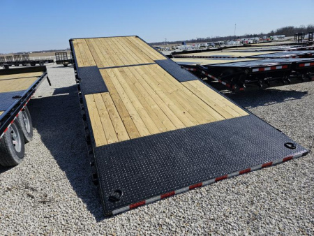 New 2025 Sure-Trac 102" x 30' (24+6) 17.6K HD Power Tilt Deckover Trailer w/ Hydraulic Front Jack