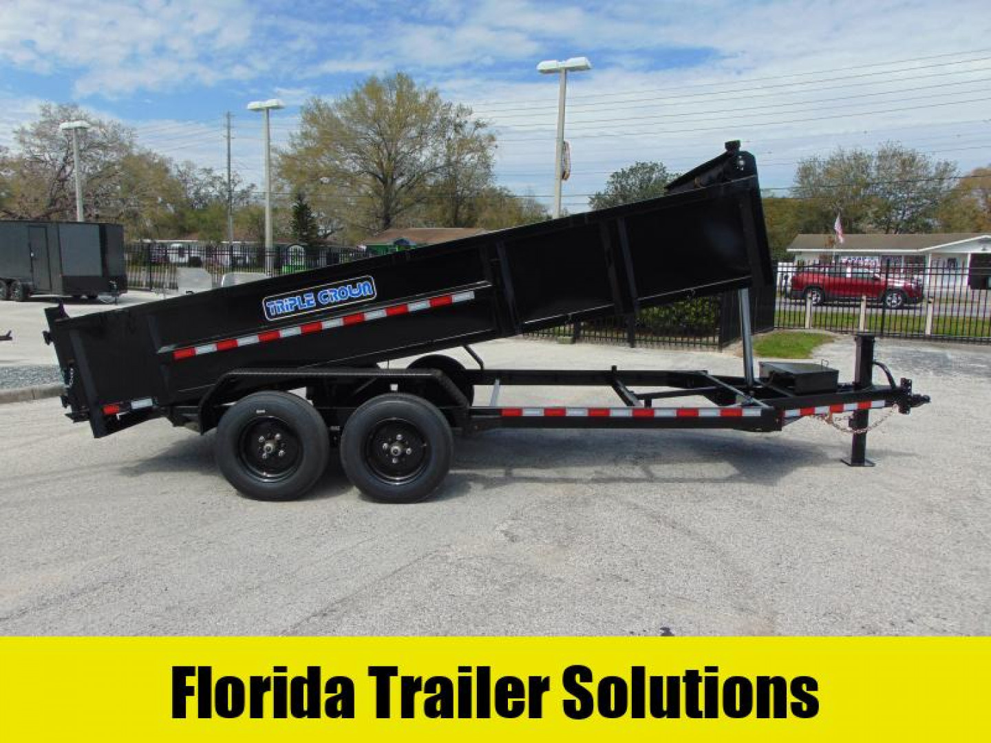 New 2025 Triple Crown Trailers 7X16 XD 16K  Low Side Telescopic Dump Trailer