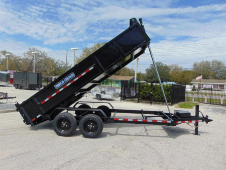 New 2025 Triple Crown Trailers 7X16 XD 16K  Low Side Telescopic Dump Trailer