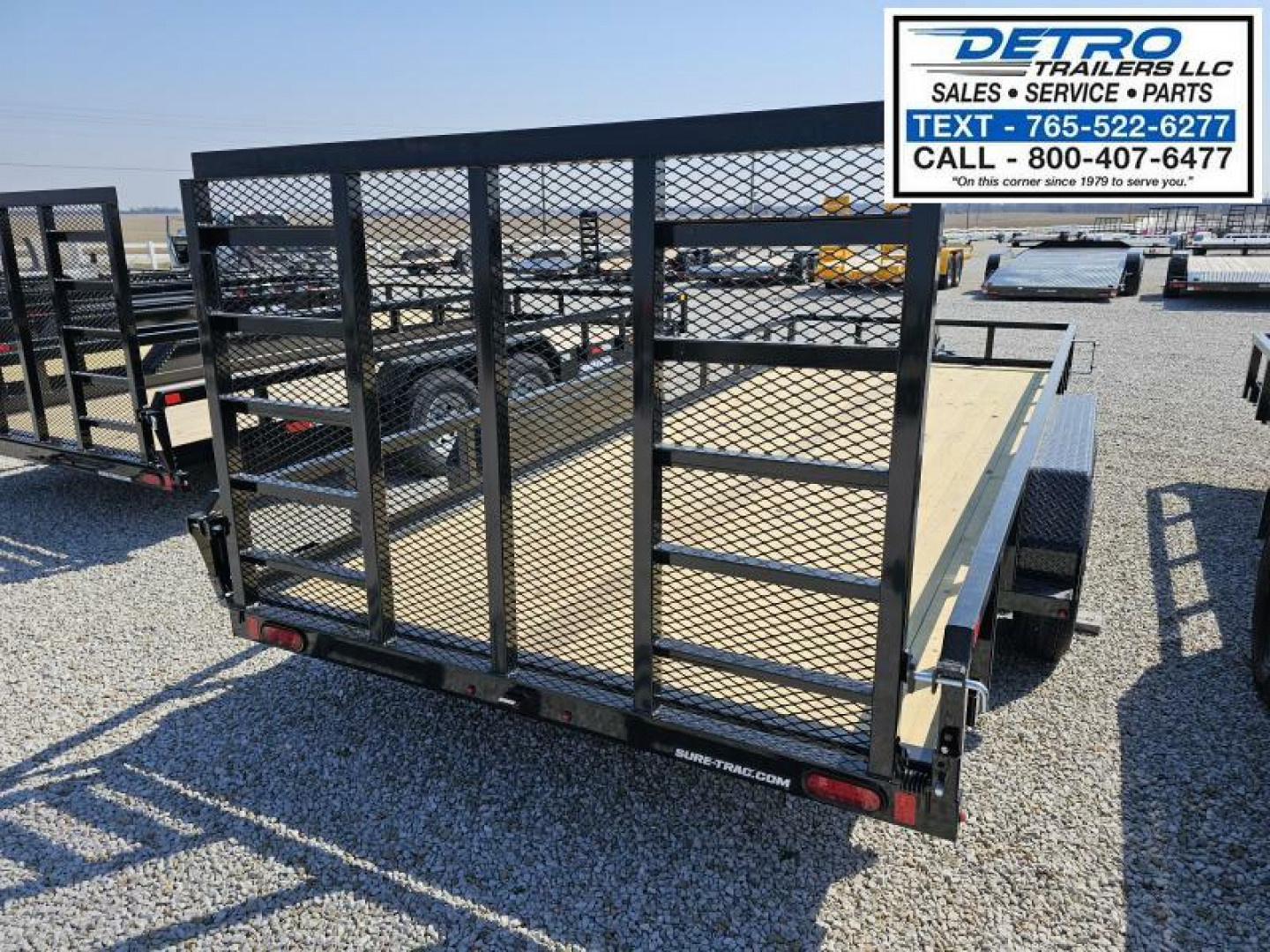 New 2025 Sure-Trac 7' x 18' 7K Tube Top Utility Trailer