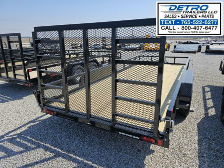 New 2025 Sure-Trac 7' x 18' 7K Tube Top Utility Trailer