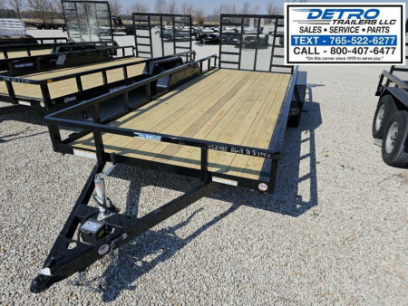 New 2025 Sure-Trac 7' x 18' 7K Tube Top Utility Trailer