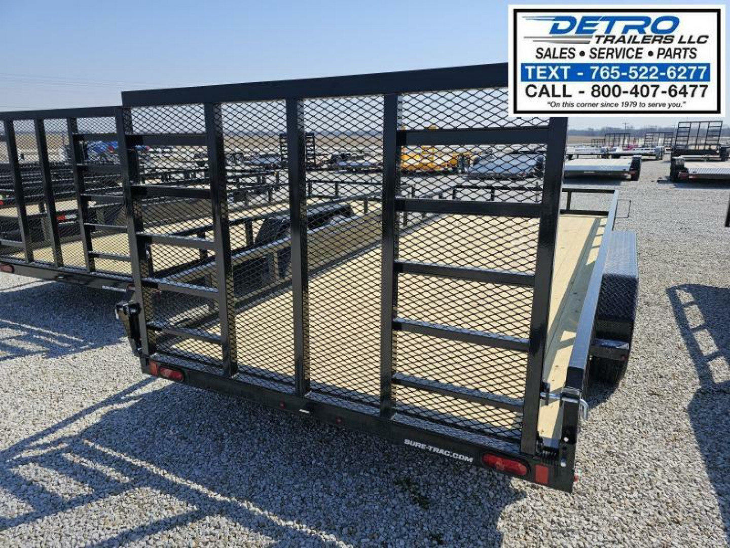 New 2025 Sure-Trac 7' x 18' 7K Tube Top Utility Trailer