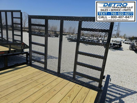 New 2025 Sure-Trac 7' x 18' 7K Tube Top Utility Trailer