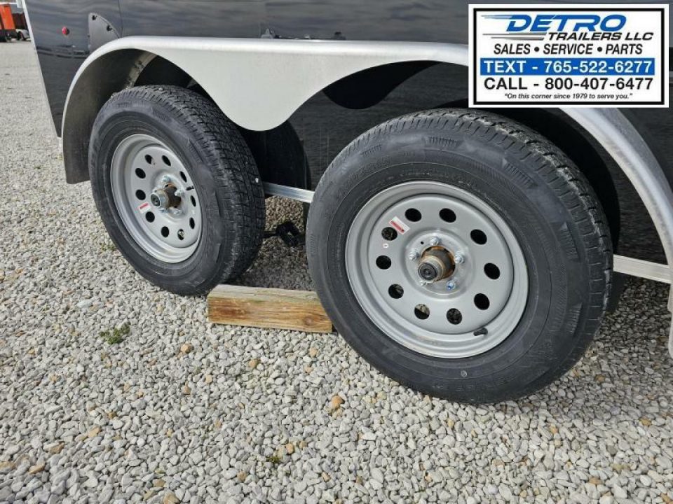 New 2025 Cargo Express EX DLX 7' x 12' 7K Ramp Door V-nose Enclosed Cargo Trailer