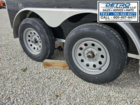 New 2025 Cargo Express EX DLX 7' x 12' 7K Ramp Door V-nose Enclosed Cargo Trailer