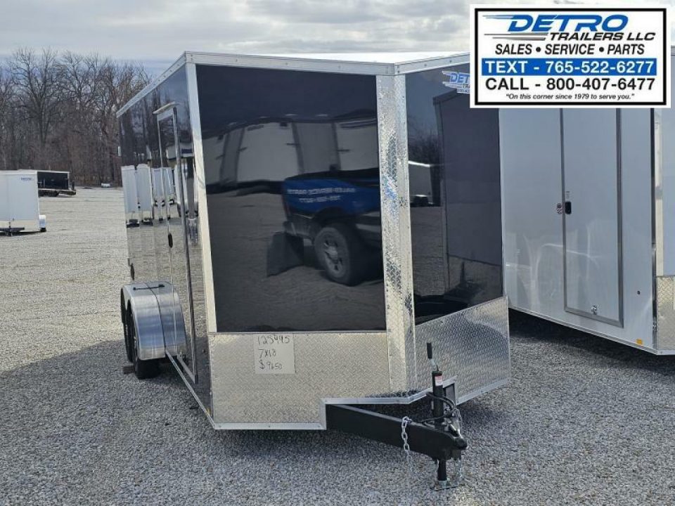 2025 7×18 Enclosed Cargo Trailer