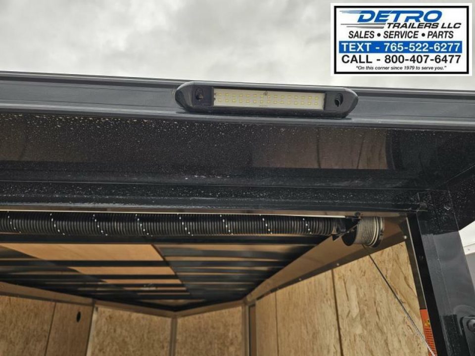 New 2025 ORANGE BLACKOUT Cargo Express XL SE 7' x 14' 7K Sloped V-nose Enclosed Cargo Trailer