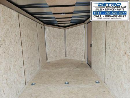 New 2025 ORANGE BLACKOUT Cargo Express XL SE 7' x 14' 7K Sloped V-nose Enclosed Cargo Trailer