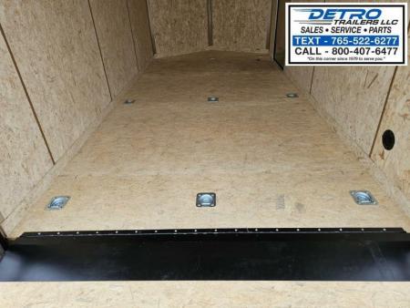 New 2025 ORANGE BLACKOUT Cargo Express XL SE 7' x 14' 7K Sloped V-nose Enclosed Cargo Trailer