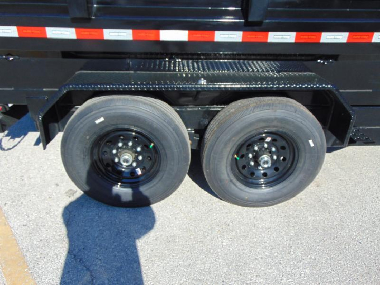 New Sure-Trac 82x12 Low Profile 14k Telescopic Hoist Dump Trailer w/LRG Tire Upgrade