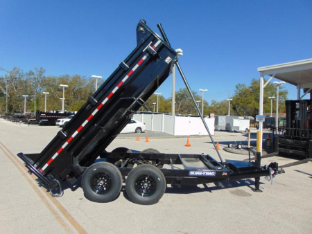 New Sure-Trac 82x12 Low Profile 14k Telescopic Hoist Dump Trailer w/LRG Tire Upgrade