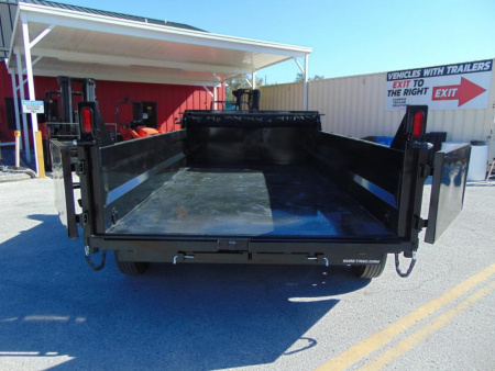 New Sure-Trac 82x12 Low Profile 14k Telescopic Hoist Dump Trailer w/LRG Tire Upgrade