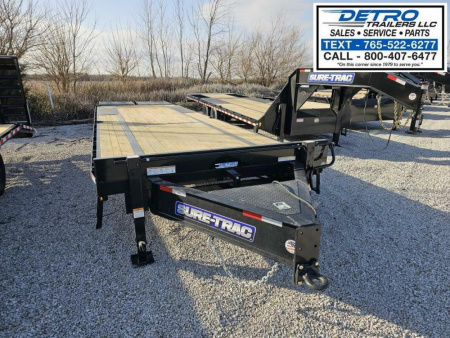 New 2025 Sure-Trac 102  x 30' (25+5) 15K HD Low Profile Beavertail Deckover Trailer