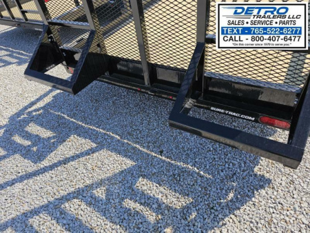 New 2025 Sure-Trac 7' x 18' 10K Tube Top Utility Trailer