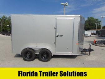 New Rock Solid Cargo 6X12 Tandem Axle Enclosed Cargo Trailer w/.080 Polycore and Extra Height