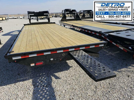 New 2025 Sure-Trac 102" x 20' 15K Std Duty Gooseneck Flat Deck Deckover Trailer