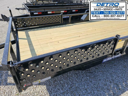 New 2025 Sure-Trac 7' x 18' 7K ATV Tube Top Utility Trailer