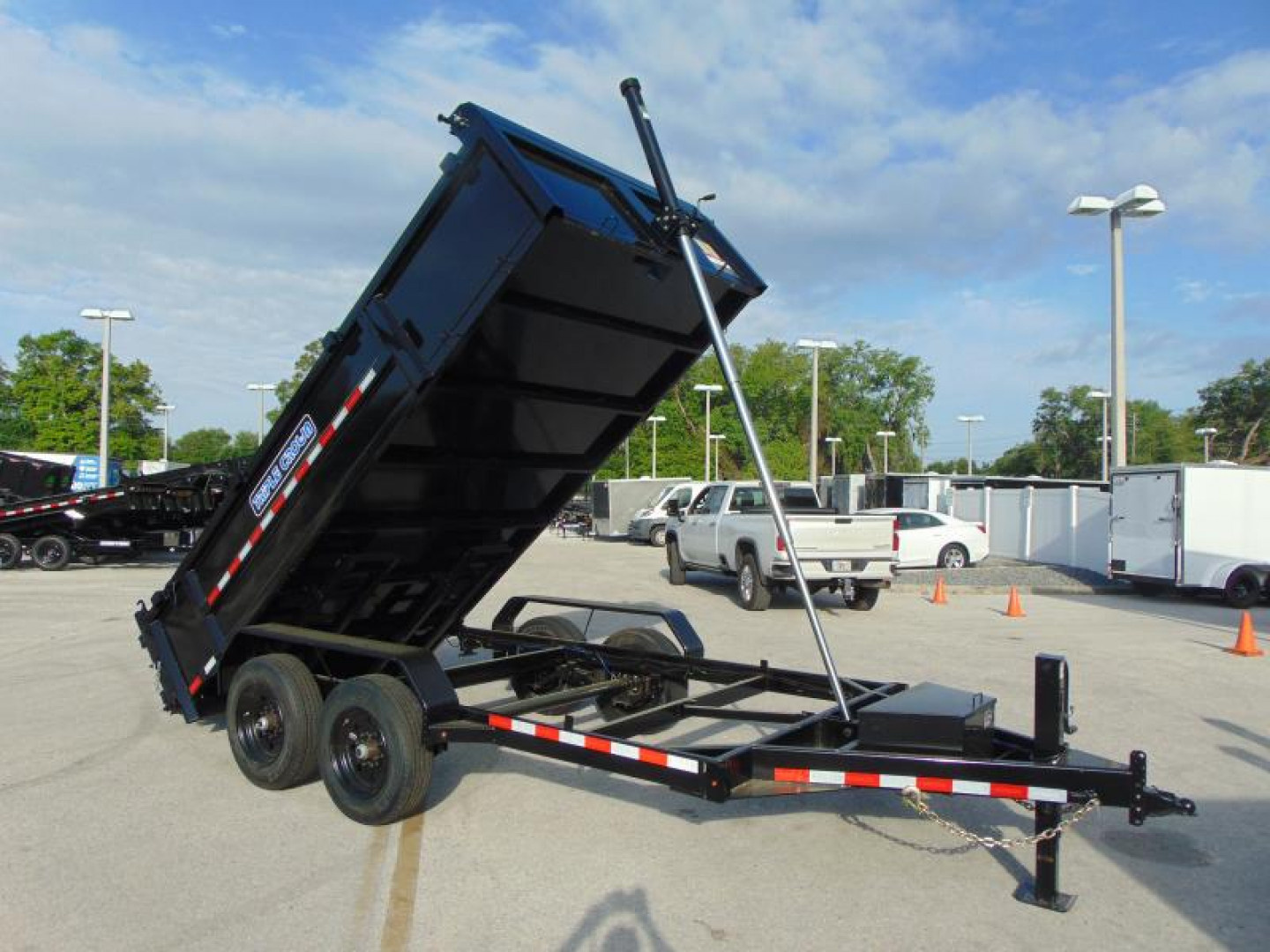 New 2025 Triple Crown Trailers 7X14 XD 16K  Low Side Telescopic Dump Trailer