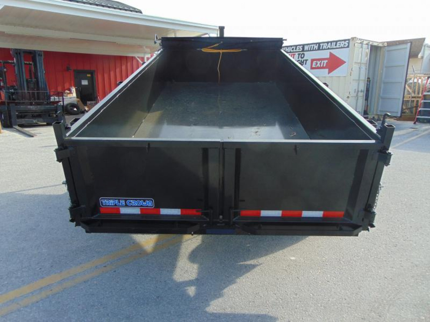 New 2025 Triple Crown Trailers 7X14 XD 16K  Low Side Telescopic Dump Trailer