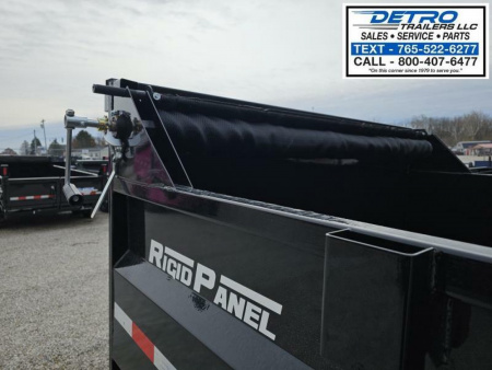 New 2025 Sure-Trac 82" x 16' 14K Telescopic HD Low Profile Dump Trailer w/ 3 Ft Sides & Hydraulic Front Jack