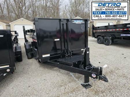 New 2025 Sure-Trac 82" x 16' 14K Telescopic HD Low Profile Dump Trailer w/ 3 Ft Sides & Hydraulic Front Jack