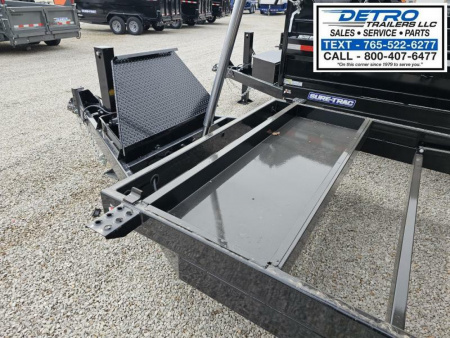 New 2025 Sure-Trac 82" x 16' 14K Telescopic HD Low Profile Dump Trailer w/ 3 Ft Sides & Hydraulic Front Jack
