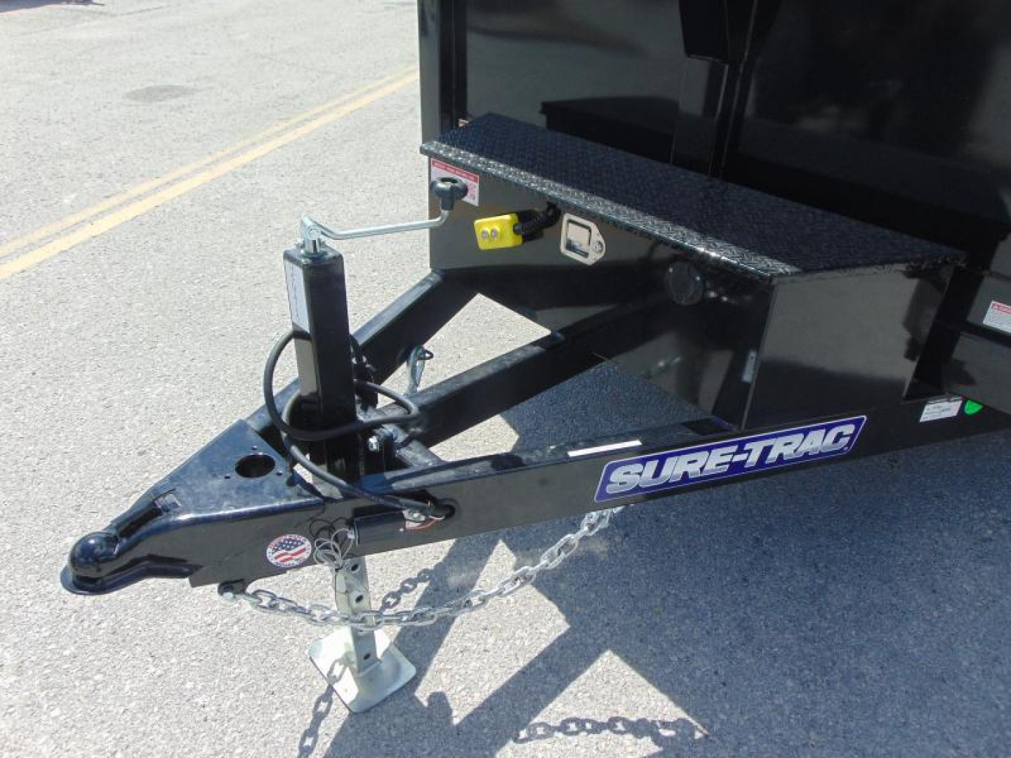 New Sure-Trac 6X10 10K Single Ram Dump Trailer